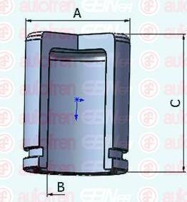 AUTOFREN SEINSA D025316 поршень, корпус скобы тормоза на MAZDA 6 Hatchback (GG)