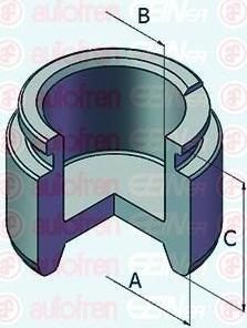 AUTOFREN SEINSA D025328 поршень, корпус скобы тормоза на MERCEDES-BENZ седан (W123)