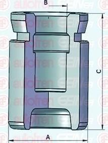 AUTOFREN SEINSA D025333 поршень, корпус скобы тормоза на 7 (E23)