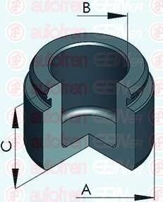 AUTOFREN SEINSA D025406 поршень, корпус скобы тормоза на PEUGEOT 406 купе (8C)