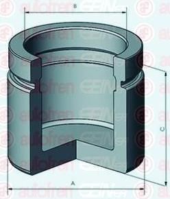 AUTOFREN SEINSA D025412 поршень, корпус скобы тормоза на MERCEDES-BENZ C-CLASS универсал (S202)