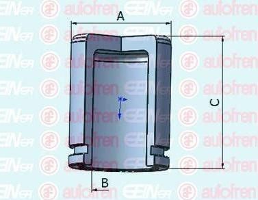 AUTOFREN SEINSA D025546 поршень, корпус скобы тормоза на CHEVROLET CAPTIVA (C100, C140)