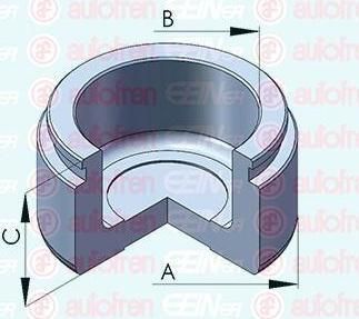 AUTOFREN SEINSA D025578 поршень, корпус скобы тормоза на NISSAN 300 ZX (Z32)