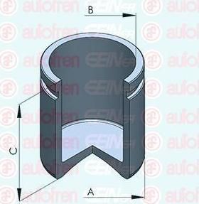 AUTOFREN SEINSA D025580 поршень, корпус скобы тормоза на SMART FORTWO Cabrio (451)