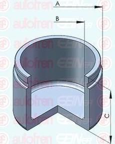 AUTOFREN SEINSA D025628 поршень, корпус скобы тормоза на RENAULT TRUCKS MASCOTT c бортовой платформой/ходовая часть