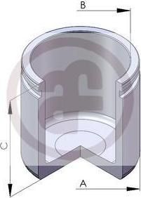 AUTOFREN SEINSA D02576 поршень, корпус скобы тормоза на RENAULT SCЙNIC I (JA0/1_)