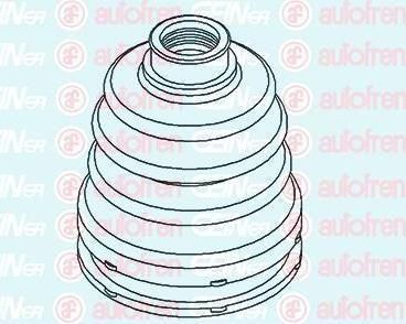 AUTOFREN SEINSA D8533 комплект пылника, приводной вал на OPEL CORSA C (F08, F68)