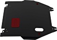 АвтоБРОНЯ Защита картера и КПП Honda Jazz (04-08) 111021061 (111021061)