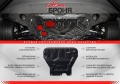 АвтоБРОНЯ Защита радиатора Mitsubishi L200 (07-)/Pajero Sport (08-) 111040051 (111040051)