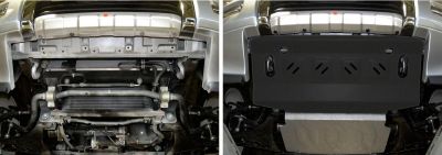 АвтоБРОНЯ Защита радиатора Mitsubishi Pajero III-IV (99-) 111040121 (111040121)