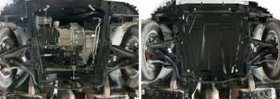 АВТОБРОНЯ Защита картера и КПП Xray/Logan/Sandero/Stepway/Largus/Almera(2013-) (111.06027.1)