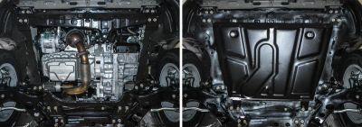 Автоброня 111.08905.1 111.08905.1 Защита картера и КПП + комплект крепежа, Changan CS75 2015-, V - 1.8 (163 л.с.)