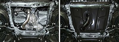 АвтоБРОНЯ Toyota Rav4 картер + КПП, V - 2,0MT; 2,0AT; 2,4АТ (2006-2010); V - 2,4АТ (2010-2013) + крепеж 111095061 (111095061)