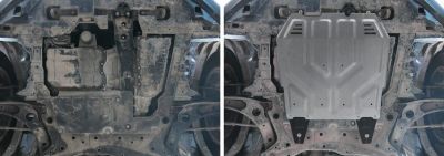 АвтоБРОНЯ 33340371 Х/outlander xl/peugeot 4007/4008/citroen c-crosser/c4 картер+крепления 33340371