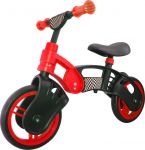 БЕГОВЕЛ B-LINK DSP-01 Black/Red для детей от 1,5 лет, материал - пластик. Колеса - пластик, оси на промподшипниках. Вес - 2,4 кг