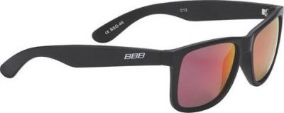 Очки солнцезащитные BBB Street PZ PC MLC red polarised lenses матовый черный (BSG-46)