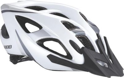 Летний шлем BBB 2015 helmet Elbrus with visor matt white (BHE-34) (US:M)