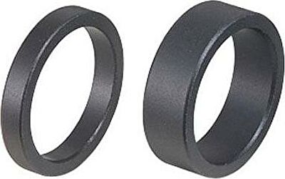 Проставочные кольца BBB AluSpace 1-1/8 black 15mm, 50pcs polybag-поштучно (BHP-33OEM 15mm, 50pcs-поштучно)