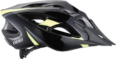 Летний шлем BBB Elbrus with visor matt black/neon yellow (BHE-34) (US:L)