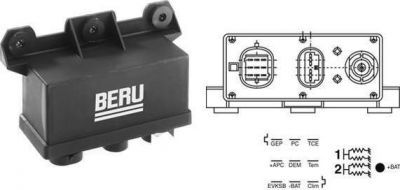 Beru GR067 блок управления, время накаливания на RENAULT 19 II (B/C53_)