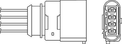 Beru OPH050 лямбда-зонд на VW POLO Variant (6KV5)