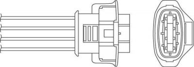Beru OPH080 лямбда-зонд на OPEL OMEGA B (25_, 26_, 27_)
