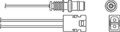 BERU Датчик кислорода MB W124/W201 2.0/2.3/2.6/2.8/3.0 3 контактный (OZH026)