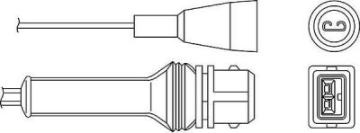 Beru OZH037 лямбда-зонд на FIAT TEMPRA S.W. (159)