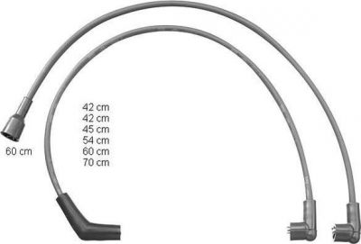 Beru ZEF1214 комплект проводов зажигания на FORD SCORPIO I (GAE, GGE)
