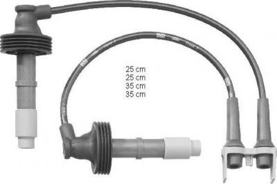 Beru ZEF1232 комплект проводов зажигания на RENAULT LAGUNA I (B56_, 556_)