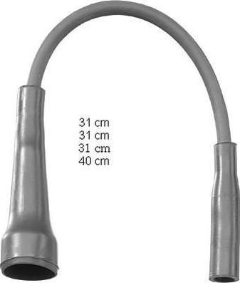 BERU Провода высоковольтные RENAULT Megane I/Laguna I 1,8/2,0L 95-03 (77 00 874 564, ZEF1251)