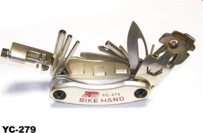 Шестигранник Bike Hand YC-279 складной с ножом