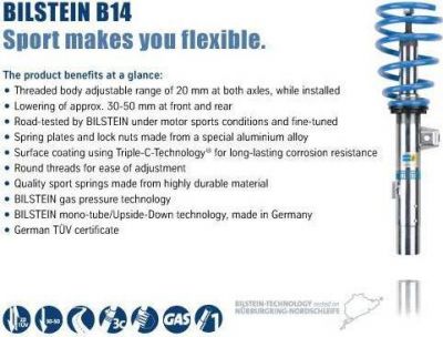 Bilstein Bil_026579 комплект ходовой части, пружины / амортизаторы на SKODA OCTAVIA (5E3)