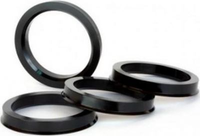 Центровочное пластиковое кольцо 73.1х63.4 черное