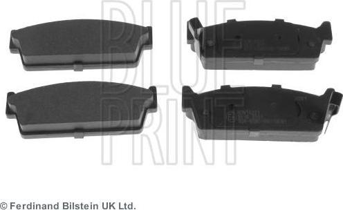 Blue Print ADN14227 комплект тормозных колодок, дисковый тормоз на NISSAN 200 SX (S13)