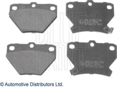 BLUE PRINT Комплект тормозных колодок, диско (ADT342114)