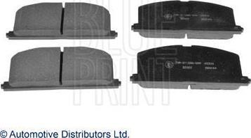 BLUE PRINT Комплект тормозных колодок, диско (ADT34279)