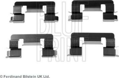 Blue Print ADT348602 комплектующие, колодки дискового тормоза на TOYOTA COROLLA (CDE12_, ZZE12_, NDE12_, ZDE12_)