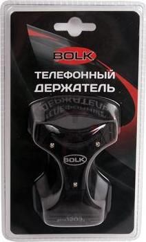 BOLK BK02031/0 Держатель телефона универсальный 60мм на дефлектор/панель черный