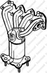 Bosal 090-765 катализатор на SKODA FABIA Combi (6Y5)