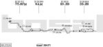 Bosal 090.278.50 система выпуска ог на VW SANTANA (32B)