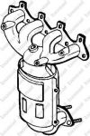 Bosal 099-240 катализатор на HYUNDAI ACCENT II седан (LC)