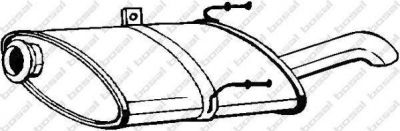 Bosal 190-295 глушитель выхлопных газов конечный на PEUGEOT 406 Break (8E/F)