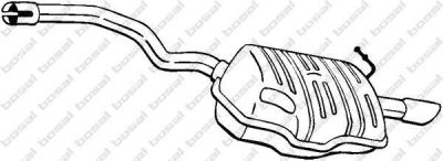 Bosal 220-453 глушитель выхлопных газов конечный на SKODA OCTAVIA Combi (1Z5)
