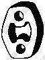 BOSAL Кольцо подвески глушителя /FORD/VAG+Skoda (255-047)