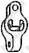 BOSAL Кольцо подвески глушителя KIA Ceed 07-> (255-115)