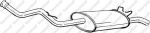 BOSAL 278-079_=P21.142AL [7701470165] !глушитель задняя часть Renault R 19 Hatchback 1.4i 88-96 (278-079)