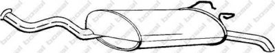 BOSAL Глушитель зад/часть RENAULT R19 CHAMADE 1.4/1.7/ 1.9D RL,RN,RT (48 kW,65 PS) Mot: F8Q Saloon Typ: L534 L53I L53J 92->96 (7700818871, 279-295)