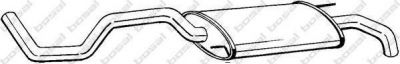 BOSAL Глушитель SEAT CORDOBA 1.4-1.9 96- (6K5.253.609AE, 282-471)