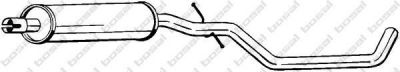 BOSAL 282-723_[1K0253209BQ] !глушитель средняя часть Audi A3, VW Golf 1.9TDi/2.0TDi BKC/BKD/AZV 03> (282-723)